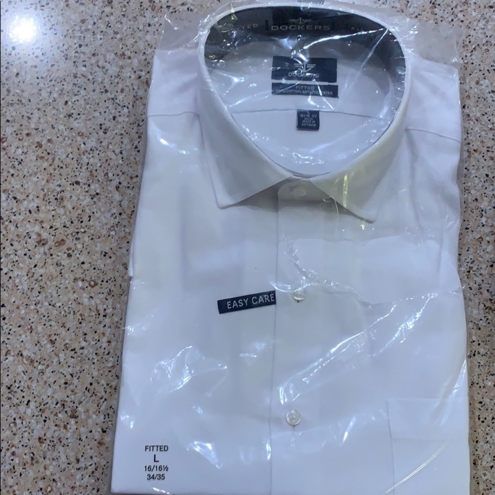 Brand new white long short